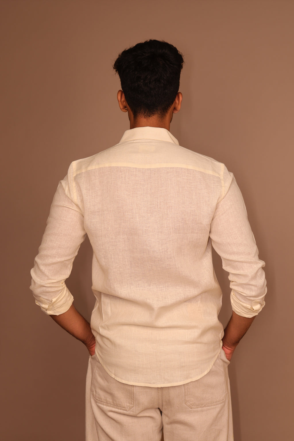 SK Linen Ivory Shirt
