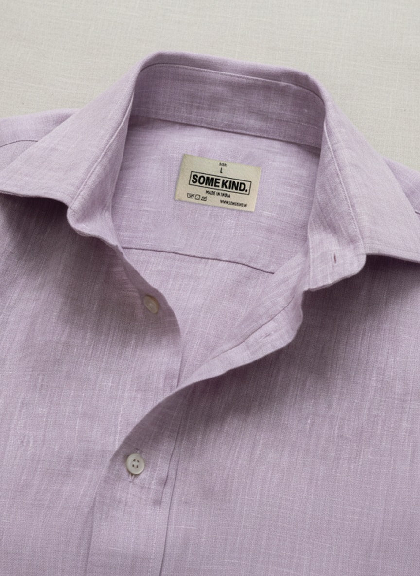 SK Linen Lavender shirt