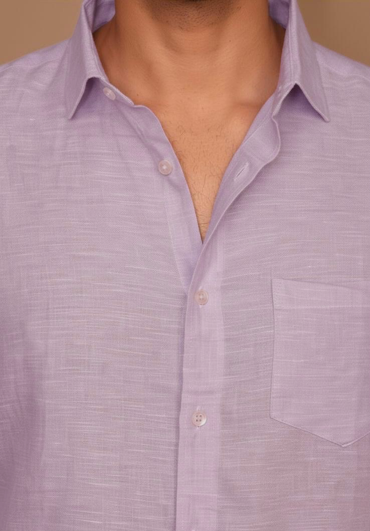 SK Linen Lavender shirt
